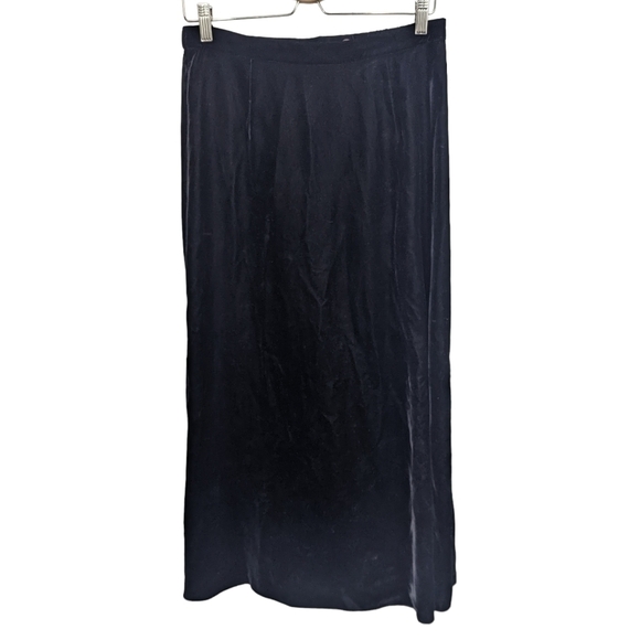 Talbots Vintage Midi Velvet Skirt Sz 10 - Picture 1 of 12